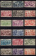 French Colonies (1946) Chad To Rhine Common Design. Complete Set Of 90 Stamps (15 Countries X 6) MNH. - 1946 Tchad Au Rhin