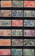 French Colonies (1946) Chad To Rhine Common Design. Complete Set Of 90 Stamps (15 Countries X 6) MNH. - 1946 Tchad Au Rhin