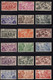 French Colonies (1946) Chad To Rhine Common Design. Complete Set Of 90 Stamps (15 Countries X 6) MNH. - 1946 Tchad Au Rhin