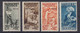 Saargebiet MiNr. 122-125 * - Unused Stamps