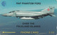 Falkland Islands,  FLK-4A, RAF Phantom FGR2 - Over The Falkland Islands, Airplane, 2 Scans.   4CWFA. - Falkland