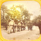 Photos Stéréo Stéréoscopiques Sur Carton (+/- 1900) - Paris Jardin D'acclimatation Eléphants Animée Colorisée(Voir ZOOM) - Stereoscoop