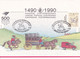 B01-370 Carte Souvenir Cs - Hk 2350 Liaison Postale Européenne Innsbruck-Malines émission Belge - Cartes Souvenir – Emissions Communes [HK]