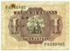 ESPAÑA - 1 Peseta - 22.07.1953 - Pick 144 - SERIE F - Spain - Marquês De Santa Cruz - 1-2 Pesetas