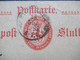 1899 Privatpost Stadtpost Stuttgart  / Privat Ganzsache Postkarte Aus Dem Bedarf - Posta Privata & Locale