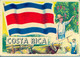 CROMO ANTIGUO , FLAGGEN DER WELT , BANDERAS , FLAGS , COSTA RICA , CAFÉ , COFFEE - Altri & Non Classificati