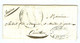 Cachet Service Des Maitres De Poste D' Aurillac à Tulle Direction D'Argentat Relais Diligence Rare 1835 - 1801-1848: Precursors XIX