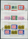 BULGARIA 1989 BULGARIA '89 Exhibition (III) Set Of 10 Imperforate Blocks Used.  Michel Blocks 184-93 - Used Stamps