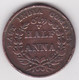 East India Company. Half Anna 1835. William IV.  KM# 447.1 - Inde