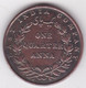 East India Company. 1/4 Anna 1835. William IV. Petit écriture KM# 446.2 - Indien