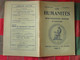 10 N° De "Les Humanités". Revue D'enseignement Secondaire Et D'éducation. Hatier 1927-1929 - 18 Ans Et Plus