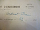 Certificat D'ondoiement/Diocése De Paris / Hopital De La Pitié/ René BOSSUET/ 1921              CAN852 - Religion & Esotericism