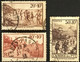 YT 345, 346, 347 (°) 1937 Au Profit Des œuvres Sociales Et Sportives Des PTT (côte 6,9 Euros) – Kr1lot - Used Stamps