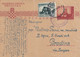 1944 Croatia NDH Stationery Sent From Osijek To Bradina , Censored , Censure Sarajevo 127 - Croazia