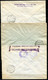 G10-124 CITTÀ DEL VATICANO 1943 Tre Raccomandate Affrancate Con La Serie Giardini E Medaglioni, Tutti I 13 Valori Ancora - Lettres & Documents