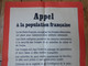 Affiche  Allemande 1940 Invasion Pour La Population Française - 1939-45