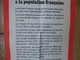 Affiche  Allemande 1940 Invasion Pour La Population Française - 1939-45