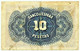 ESPAÑA - 10 Pesetas - Emission 1935 ( 1936 ) - Pick 86 - Serie C - Silver Certificate - 10 Pesetas