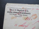 USA 1896 GA Umschlag Mit 3 ZuF National League Commission Merchants Nach Luxemburg Esch Sur Alzette Mit Ank. Stp. - Brieven En Documenten