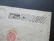 Delcampe - USA 1896 GA Umschlag Mit 3 ZuF National League Commission Merchants Nach Luxemburg Esch Sur Alzette Mit Ank. Stp. - Covers & Documents