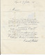1887 LYON - FEBRIQUE LIQUEURS CORAND WELSCH POUR MME GAYET A CHAROLLES - LOT DE 2 DOCUMENTS - Documents Historiques