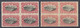 Congo Belge - Timbre Mols "Bilingue" : N°55 Carmin Et 55a Carmin-laque En Bloc De 4** Neuf Sans Charnières (MNH) - Unused Stamps