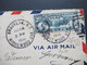 USA 1940 Zensurbeleg OKW Zensurstreifen Geöffnet / Mehrfachzensur Trans Atlantic Air Mail Brooklyn - Oberfranken - Storia Postale