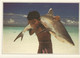 CPM, Maldives ,N°15.CA , The Maldives, White Tipped Shark Carned By A Young Child ,Ed. S. - Maldive