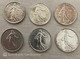 UN LOT DE 6 PIECES DE 5 FRANCS ( 3 DE 1960 ET 3 DE 1963 ) - Other & Unclassified