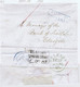 Delcampe - Ireland Antrim 1844 And 1846 Wrappers Boxed PAID AT BALLYMENA In Blue, First With Octagonal TOO LATE - Prefilatelia