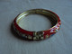 Vintage - Bijou Fantaisie - Bracelet Rouge - Bracelets