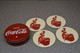 Coca-cola Company Onderzetter-biervilt-beermat With Box Pin Up - Bierviltjes