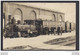 CPA 60 Carte Photo Estrées Saint Denis La Gare Et Le Train Tramway Ligne De Saint Just Estrées Saint Denis - Estrees Saint Denis