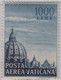 Vaticano - 1953 Pontificato Pio XII - AEREA "Cupoloni" S.cpl 2v MNH** (rif. A22/A23 Cat. Unif) - Luftpost