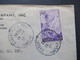 Ex Franz. Kolonie Marokko Einschreiben Casablanca Principal Umschlag The American Express Company Inc. - Marruecos (1956-...)