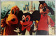 Mickey Pluto Goofy Welcome To The Magic Kingdom Walt Disney World #01110236 Black Back  Florida Flag Not Posted NM - Disneyworld