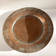 Assiette Plat Ancien En Cuivre  Massif, - Art Oriental