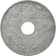 Monnaie, France, État Français, 20 Centimes, 1944, Paris, SUP, Zinc - E. 20 Centimes