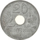 Monnaie, France, État Français, 20 Centimes, 1944, Paris, SUP, Zinc - E. 20 Centimes