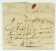 2e DIV. ARMEE DU NORD Houthem Furnes Veurne Belgique 1794 Lettre Soldat 1er Bataillon D'Indre Et Loire Tours - Army Postmarks (before 1900)