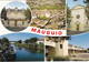 34. MAUGUIO. CPSM. CARTE MULTIVUES. LA MAIRIE. LE CENTRE. L'EGLISE. LES CABANNES. CENTRE ADMINISTRATIF - Mauguio