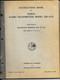 INSTRUCTION BOOK - For TEMCO RADIO TRANSMITTER MODEL 250 GSC - 1942 - Tranmitter Equipement New York, N.Y., U.S.A. - Fuerzas Armadas Americanas