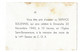 1942 EGLISE SAINT BONAVENTURE - A LA MEMOIRE DES MORTS DE LA 14EME DE COA - INVITATION AU SERVICE SOLENNEL - Esquela