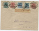 1925 Carta De Larache A Madrid Con Serie Completa De Correo Aéreo - Lettres & Documents
