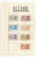 JC , 2 FEUILLES : 9 TIMBRES ,sur Charnière , ETS FRANCAIS DE L'OCEANIE ,neufs , Dont 2 Chiffre Taxe ,frais Fr 1.95 € - Neufs