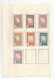 JC ,  2 FEUILLES : 10 TIMBRES  , A.O.F , NIGER , 3 Chiffre Taxe , Neufs, 2 Scans , Frais Fr 1.95€ - Unused Stamps