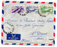 LIBAN -1959--Lettre De BEYROUTH  Pour St DENIS (France)...timbres....cachets.........à Saisir - Libanon