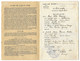 1938 BELLECOMBE EN BAUGES (SAVOIE) - DARVEY NE A LESCHERAINES 1909 (FACTEUR) ET BOUVIER BERTHET NE EN 1919 - LIVRET - Documents Historiques