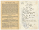 1938 BELLECOMBE EN BAUGES (SAVOIE) - DARVEY NE A LESCHERAINES 1909 (FACTEUR) ET BOUVIER BERTHET NE EN 1919 - LIVRET - Documenti Storici