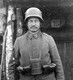 14-18.WWI Fotokarte- Deutscher Soldat . Stellung Landwehr Landsturm Stahlhelm Bajonett Gasmaske.Top !!! Details !!! - 1914-18